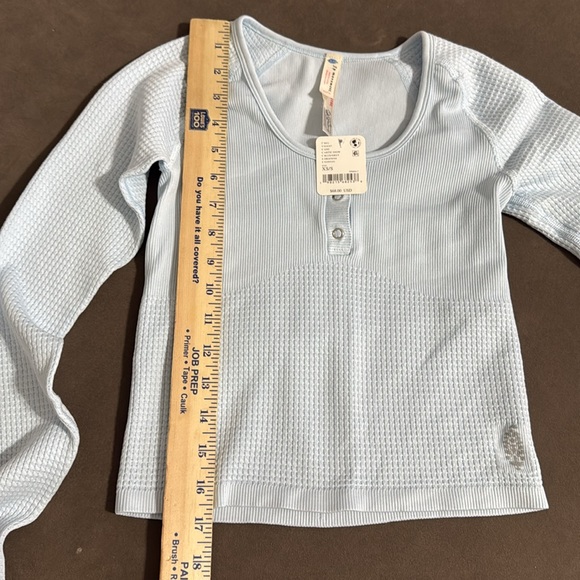 Free People FP Movement Bail Out Long Sleeve- Arctic Snow- XS/S - Picture 10 of 11
